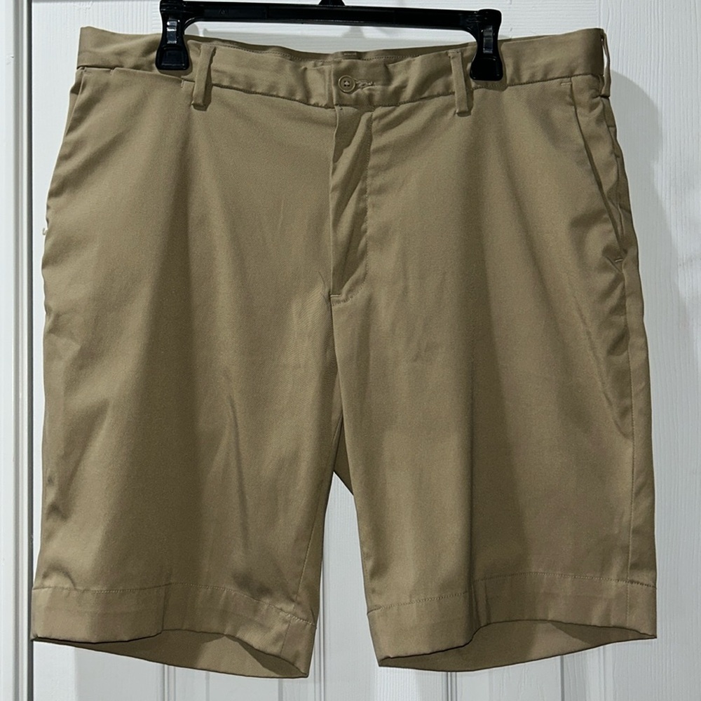 Polo Ralph Lauren Relaxed Fit Chino Shorts Mens 36 Tan Khaki Flat Front 5-Pocket